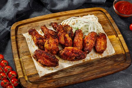 Шашлык из куриных крыльев