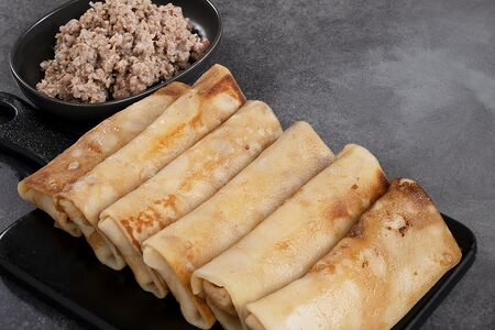 Блинчики с мясом