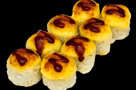 Филадельфия запечённая с крабом