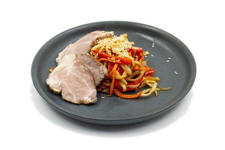 Удон со свининой