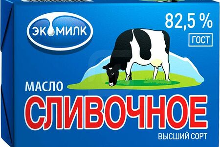 Экомилк Масло слад-сливоч традиц несол 82,5% Озерецкий