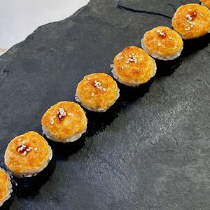 Запеченный Угорь под сырным соусом