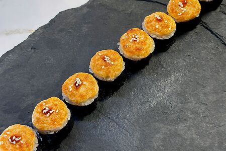 Запеченный Угорь под сырным соусом