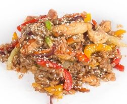 Wok цыплёнок с рисом в терияки