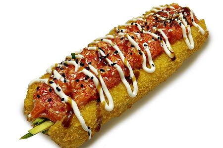 Хот-дог лосось