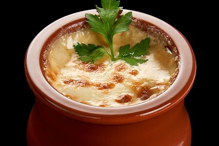 Жюльен с лососем