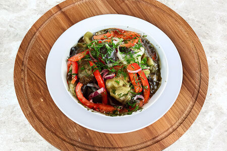 Салат из печеных овощей