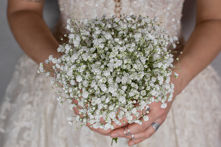 Свадебный букет Облако гипсофил