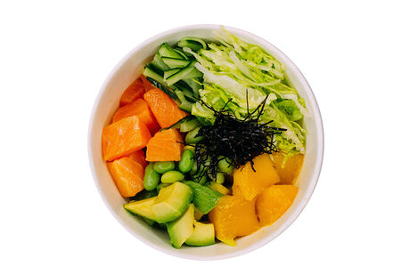 Поке с лососем