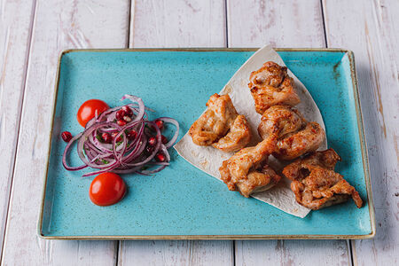 Шашлык из куриного бедра