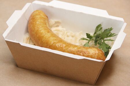 Колбаски Карри с курицей