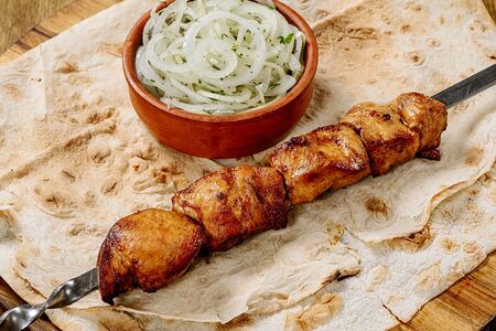 Шашлык из куриной грудки