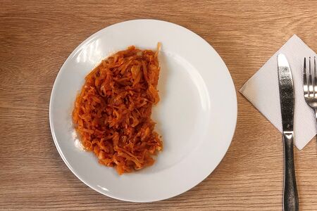 Капуста тушёная