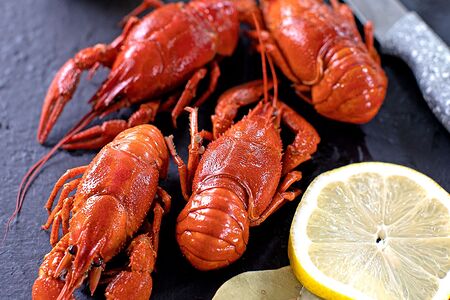 Рак крупный вареный