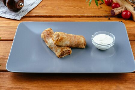 Блинчики с мясом