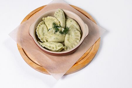 Вареники Хуран кукли с творогом и зелёным луком