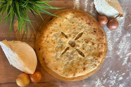 Пирог с капустой большой