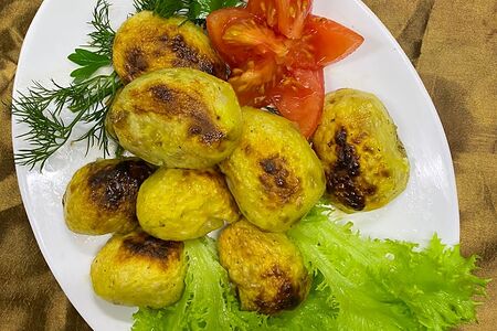 Шашлык из картофеля