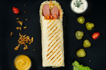 Хот-дог в лаваше