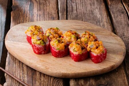 Калифорния гриль с креветкой