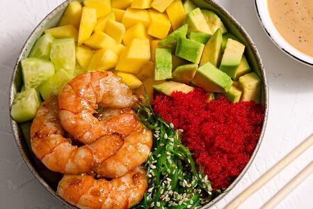 Поке с креветкой