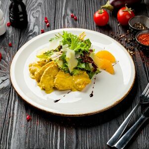 Салат теплый Куриный рай