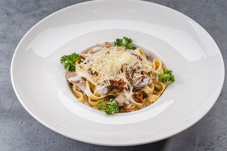 Тальятелле с бужениной