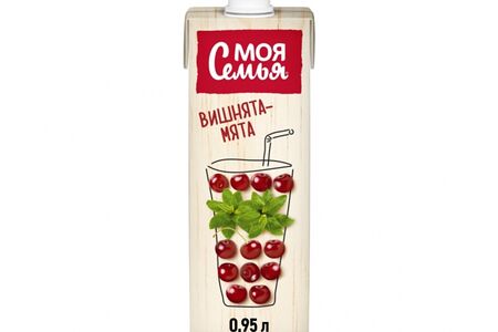 Сок Моя семья вишня-мята