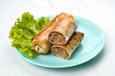 Блинчики с говядиной