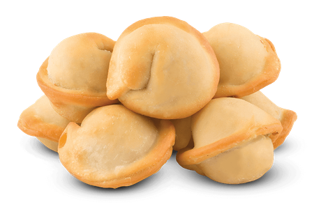 Жареные пельмени