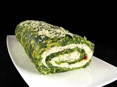 Рулет из шпината