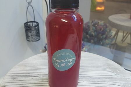 Морс клюквенный собственного приготовления