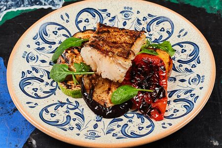 Судак на гриле