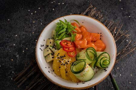 Поке Лосось-юдзу