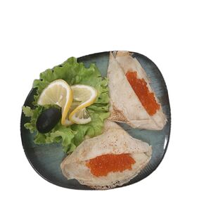 Блины с красной икрой