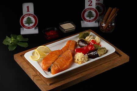 Сёмга на гриле