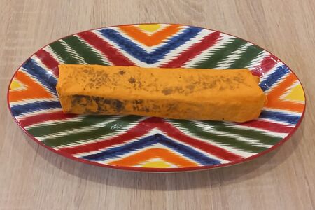 Шаурма с курицей в сырном лаваше