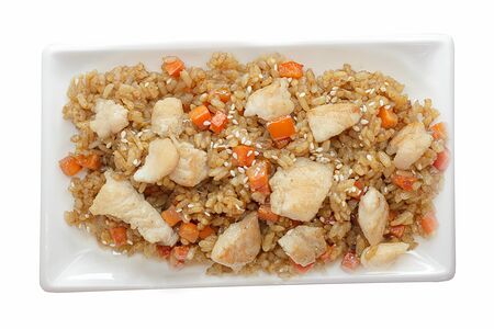 Тяхан с цыпленком