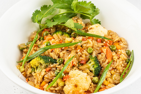 Рис в азиатском стиле