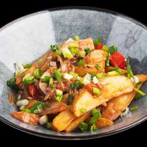 Мясная жареха