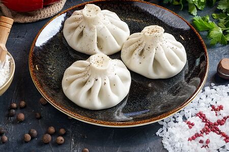 Хинкали с бараниной