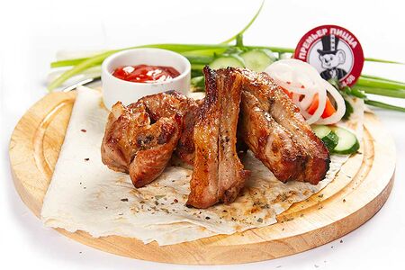 Свиные ребра на гриле