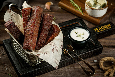 Ржаные гренки с чесноком