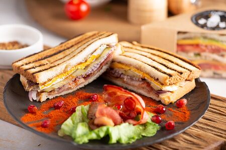 Сэндвич Яичный с беконом