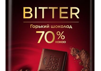 Шоколад горький 70% Alpen Gold  80г