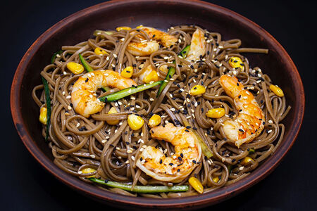 Соба с креветкой