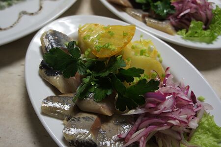 Сельдь с картофелем