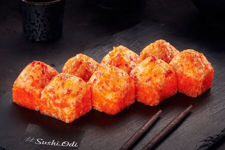 Ролл запеченный Горячий Краб