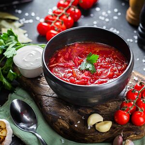 Борщ Наваристый с Салом