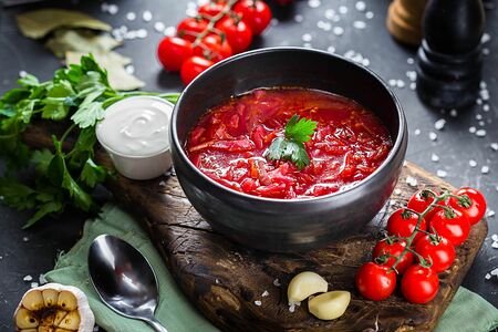 Борщ Наваристый с Салом